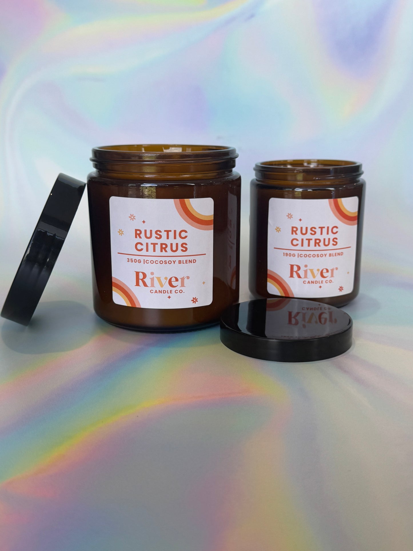 Rustic Citrus | CocoSoy Blend Candle (Amber)