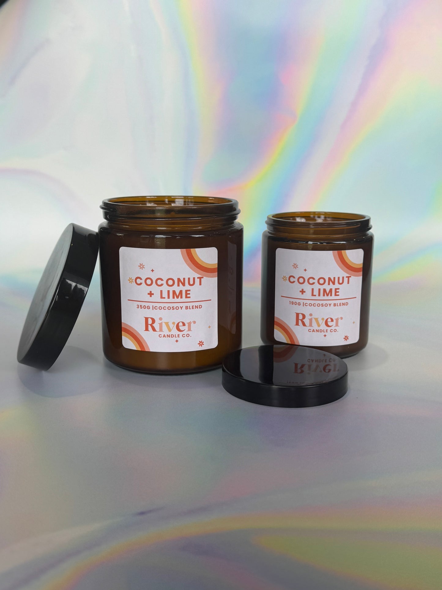 Coconut & Lime | CocoSoy Blend Candle (Amber)