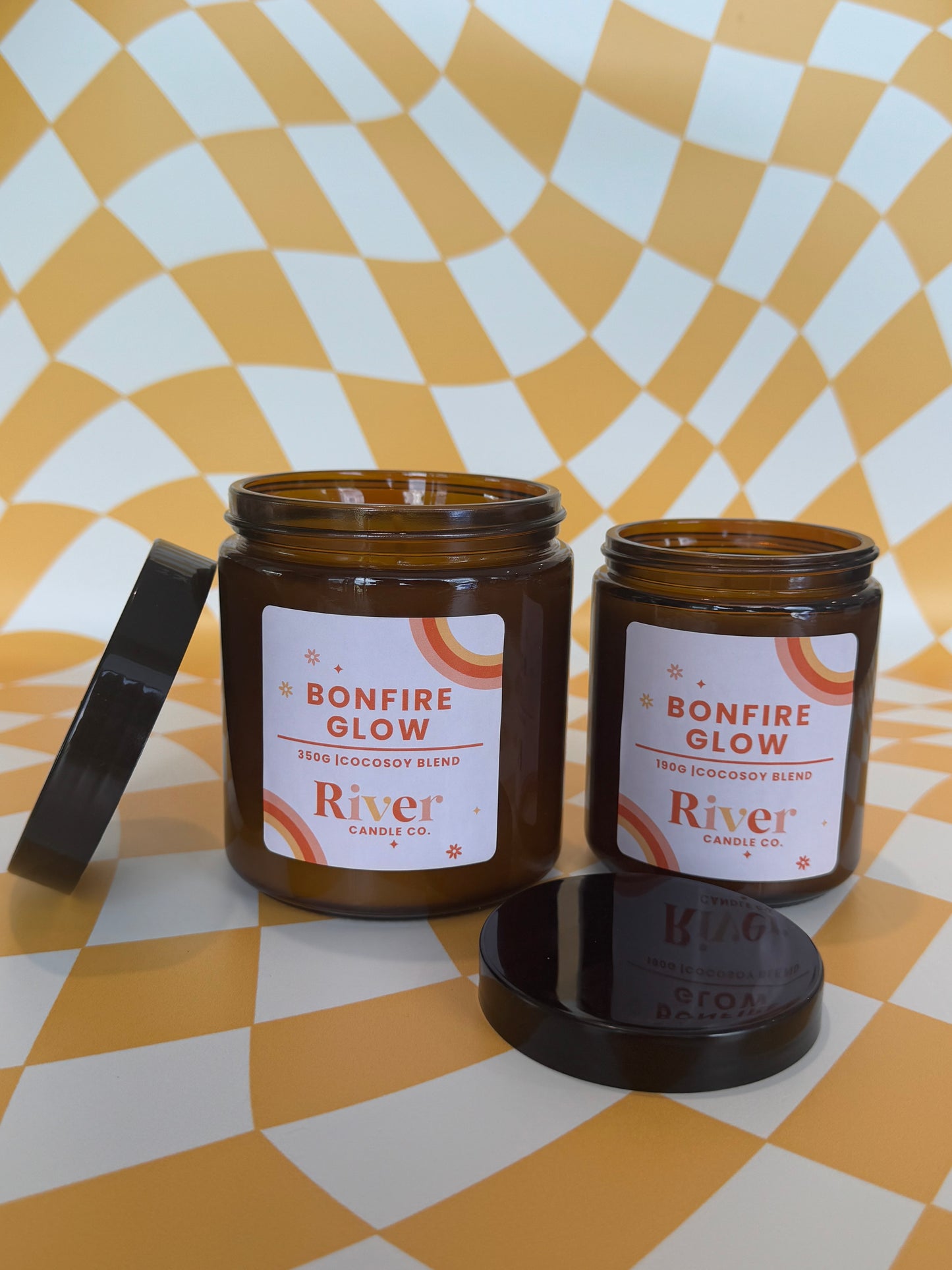 Bonfire Glow | CocoSoy Blend Candle (Amber)